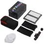 Falcon Eyes F7 Fold RGB On Camera Video Light 24W 2500K-9000K with Honeycomb and Magic Arm,Support Mobile App for Video/Photo/Product Photography