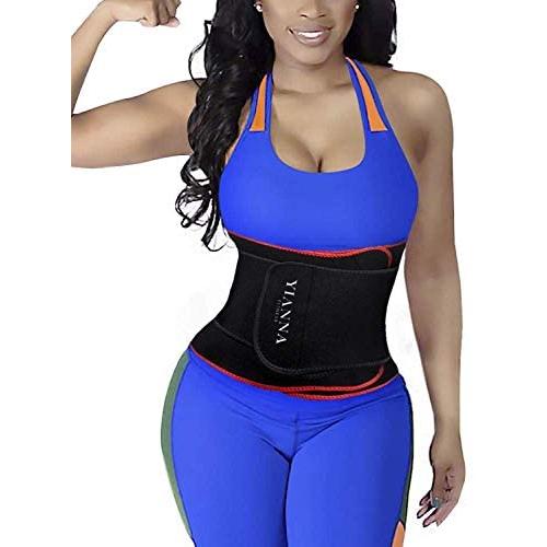 YIANNA Waist Trainer Slimming Body Shaper Belt - Sport Girdle Waist Trimmer Compression Belly Weight Loss