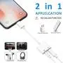 Headphone Adapter for iPhone Charger Jack AUX Audio 3.5 mm Jack Adapter for iPhone Adapter Compatible with iPhone 7/7 Plus/8/8P lus/11/X/XS/XSMAX Dongle Accessory Connector Compatible All iOS Systems