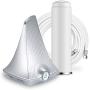 SureCall Flare Cell Phone Signal Booster Kit for Working from Home | Integrated indoor antenna for easier install | Covers up to 2,500 sq ft | Boosts 4G LTE for all Carriers