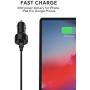 iPhone Car Charger, AUKEY 36W USB C Car Charger, Fast Car Charger with 18W Quick Charge for iPhone 11 Pro Max XS XR X 8, AirPods, iPad, Samsung S9 Note 10, Google Pixel 4 4XL, Nintendo Switch