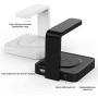 253.7nm UV Blue Led Light Wireless Phone Charger, Universal 5W&10W Qi Charging Station with Auto Power Off for iPhone and Android Smartphones & Gadgets 