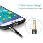 Kingtop 3.5mm Combo Audio Adapter Cable for PS4,Xbox One S,Tablet,Mobile Phone,PC Gaming Headsets and New Version Laptop