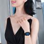 Hoomer Watch Band Compatible with Apple Watch Band 38mm 40mm 42mm 44mm for Men and Women,Leather and PTU Replacement Strap for iWatch Series 5/4/3/2/1 (Black, 38mm/40mm)