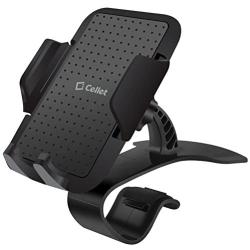 Cellet Universal Dashboard Phone Mount Smartphone Holder Clip w/ 360 Degree Rotation Compatible to Apple iPhone 11 Pro Max XS MAX XR X 8 8 Plus 7 Samsung Note 10 9 8 5 Galaxy S20 S20+ S20 5G S9 S8