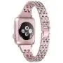 Aottom Compatible for Apple Watch Band 38mm 40mm Women Diamond Rhinestone Crystal Metal Luxury Jewelry Bling Glitter Sport Replacement Band Bracelet Wristband for 38mm 40mm iWatch Band Series 4/3/2/1