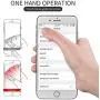 Phone Ring Stand Holder, ICEYA Smart Phone Mirror Finger Ring Holder 360°Rotation Case Ring Stand Grip Mount for iPhone 7/7 Plus, Galaxy S8/S8 Plus and Other Smartphones (Silver)