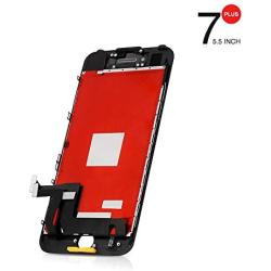 PassionTR iPhone 7 Plus 5.5 Inch Screen Replacement LCD Digitizer Full Assembly in Black