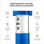 Sonic LX Professional Percussion Massage Gun - Powerful Deep Tissue Muscle Massager for Athlete Recovery and Chiropractic Therapy - Super Quiet, 9 Speeds + 7 Attachments for Limitless Usage