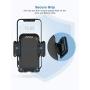 Windshield Phone Mount Holder, Mpow Upgraded Phone Holder for Car Windshield, Long Arm Washable Suction Cup Car Cradle Compatible with iPhone 11 Pro Max, XS Max, XS, XR/X/8/7/6 Plus Etc