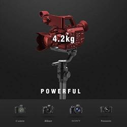 MOZA Air 2 Gimbal Stabilizer with iFocusM Motor 3-Axis Handheld Stabilizers 8 Follow Modes for DSLRs Mirrorless Pocket Cinema Cameras 9lbs Payload 16h Running Time Include SoftCase