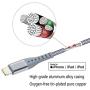 iPhone Charger Lightning Cable XnewCable 4Pack(10ft 6ft 6ft 3ft) Apple MFi Certified Nylon Braided Long Fast USB Cord Compatible for iPhone 11Pro MAX Xs XR X 8 7 6S 6 Plus SE 5S 5C (Gray)