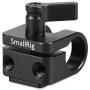 SMALLRIG Single 15mm Rod Clamp with Cold Shoe Adapter for 15mm Rods Support System, Monitor Mount, Microphone Mount - 1597