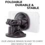 Hula+ Phone Holder/Stand for TikTok/YouTube/Livestream/Make Up. Perfect for Air Travel/Bathroom/Kitchen, Tripod Alternative/Mirror Phone Holder. Works with iPhone & Android Devices