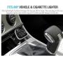 Vano 3 Port USB Car Charger Adapter, Fits Any Cigarette Lighter Socket, Recharge All USB Devices, Compatible with Samsung Galaxy, iPhone and More