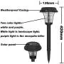 2Pcs Solar Powered Bug Zapper LED Light Insect Mosquito Killer Lamp for Indoor Outdoor Use 2Pcs Solar Powered Bug Zapper LED Light Insect Mosquito Killer Lamp for Indoor Outdoor Use