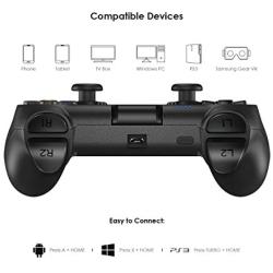 GameSir T1 Wireless Bluetooth Game Controller for Android, USB Wired Gamepad for PC, Gaming Controller for Smart TV/TV Box, PS3, Samsung Gear VR