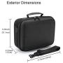Hard Storage Carrying Case for DJI Mavic Air 2 Fly More Combo. - Black