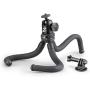 Zeadio Flexible Camera Tripod Kits, with Metal Ball Head Mount and Adapter for Camera,Camcorder, DSLR, Gopro Action Cameras etc