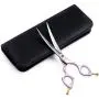 Moontay 6.5" Professional Curved Pet Grooming Scissor, Dog Cat Grooming Shear/Scissor with Ultra-Light Aeronautical Aluminum Handle, 440C Japanese Stainless Steel Grooming Scissor Moontay 6.5" Professional Curved Pet Grooming Scissor, Dog Cat Grooming Shear/Scissor with Ultra-Light Aeronautical Aluminum Handle, 440C Japanese Stainless Steel Grooming Scissor
