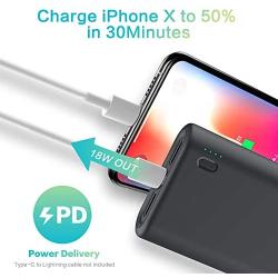 Cell Phone Portable Charger TG90 Power Bank 20000mah External Battery Packs, 18W PD Fast Charging USB-C Power Delivery Battery Bank Portable Battery Charger Compatible with iPhone iPad Android Phones