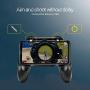 FIYAPOO Mobile Game Controller for PUBG/Fortnite, L1R1 Trigger Gamepad Compatible for iPhone iOS Android, Sensitive Shoot and Aim Joysticks Gaming Grip