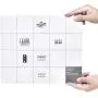 Magnetic Pro Mat Unamela large size writing note mat with dry erase pen - preventing losing screws when repairing cell phone,laptop or other electronics (11.8x9.8)