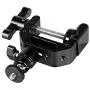 CAMVATE Heavy-Duty C Clamp Articulated 1/4"-20 Ball Head Support Holder (Black Locking Knob)