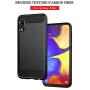 Muokctm Samsung Galaxy A10E Case, with Tempered Glass Screen Protector, Slim Soft TPU Protective Rubber Bumper Case Cover for Samsung Galaxy A10E Phone (Black)