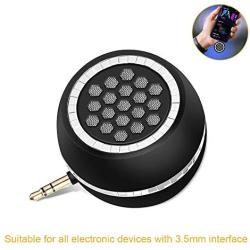 Mini Portable Speaker Compatible for iPhone/Android Phones/iPad Tablet/Computer/iPod, Yuiphint 3W Mobile Phone Speaker Line-in Speaker with Clear Bass 3.5mm Aux Audio Interface