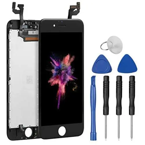 Uslansis for iPhone 6S Screen Replacement, LCD Touch Screen for 4.7 inch iPhone6s, 2020 Upgraded Glass Assembly iPhone 6s Screen, Compatible with A1633|A1688|A1700 (Black) Uslansis for iPhone 6S Screen Replacement, LCD Touch Screen for 4.7 inch iPhone6s, 2020 Upgraded Glass Assembly iPhone 6s Screen, Compatible with A1633|A1688|A1700 (Black)