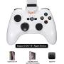 Mfi Game Controller for iPhone PXN Speedy(6603) iOS Gaming Controllers for Call of Duty Gamepad with Phone Clip for Apple TV, Ipad, iPhone (White) (Renewed)