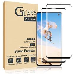 Comfort Valley Galaxy S10 Screen Protector, [2-Pack] [Shatterproof Film] [Full Coverage] [3D Bending] [Anti-Scratch] [HD] Tempered Glass Screen Protector For Samsung Galaxy S10