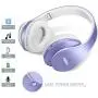 Bluetooth Headphones,Tuinyo Wireless Headphones Over Ear with Microphone, Foldable & Lightweight Stereo Wireless Headset for Travel Work TV PC Cellphon-Purple