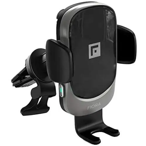 Ultimate Wireless Car Charger by Fiora 15W Qi Wireless Fast Charge QC 3.0 Adapter Automatic Clamping Phone Mount Holder Compatible iPhone 11 Pro/11/XS/XR/X/8/8 Plus, Samsung Galaxy Note 9/S10/S9/S8 Ultimate Wireless Car Charger by Fiora 15W Qi Wireless Fast Charge QC 3.0 Adapter Automatic Clamping Phone Mount Holder Compatible iPhone 11 Pro/11/XS/XR/X/8/8 Plus, Samsung Galaxy Note 9/S10/S9/S8