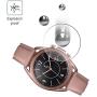 [3 Pack] Aresh Compatible with Samsung Galaxy Watch 3 41mm Screen Protector, Tempered Glass 2.5D Arc Edges 9H HD Scratch Resistant Screen Protective Cover Accessories for Galaxy Watch3 41mm Smartwatch