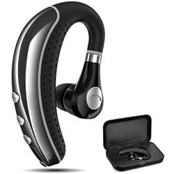 Bluetooth Headset COMEXION V5.0 Bluetooth Earpiece with Mic and Mute Key Wireless Noise Reduction Business Earphone for Driving/Meeting/Listening