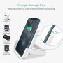 AVANTY Wireless Charger, Qi-Certified 10W Wireless Charging Stand Dock Compatible with iPhone 11/11 Pro/11 Pro Max/Xs MAX/XR/XS/X/8,Galaxy S10/S9/S8/Note 10/Note 9 and More (Light White)