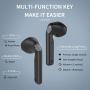 Bluetooth Earbuds Wireless Earbuds Bluetooth Headphones Earphones with 30H Playtime HiFi 3D Stereo Sound,IPX5 Waterproof Built-in Mic Earphones CVC8.0 Apt-X with Charging Case for Sports，Black