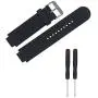Replacement Band Compatible with Garmin Forerunner 25 GPS Running Watch Wristband Fitness Tracker for Smarwatch(Mans Strap) (Black) Replacement Band Compatible with Garmin Forerunner 25 GPS Running Watch Wristband Fitness Tracker for Smarwatch(Mans Strap) (Black)