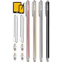 Dimples Excel Stylus Pens for Touch Screens Long Stylus Pen for Ipad Stylist Pens for Tablets Tablet Pen Cell Phone Stylus Tablet Stylus for Touch Screens