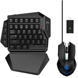 GameSir VX Aimswitch-E-Sports Gaming Keyboard and Mouse Combo, 2.4GHz Wireless Gamepad Controller for Switch/ PS4/ Xbox One/PS3/PC, Wireless Converter Game Console,TTC Mechanical switches