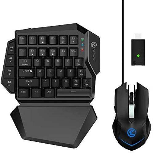GameSir VX Aimswitch-E-Sports Gaming Keyboard and Mouse Combo, 2.4GHz Wireless Gamepad Controller for Switch/ PS4/ Xbox One/PS3/PC, Wireless Converter Game Console,TTC Mechanical switches