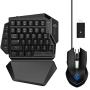 GameSir VX Aimswitch-E-Sports Gaming Keyboard and Mouse Combo, 2.4GHz Wireless Gamepad Controller for Switch/ PS4/ Xbox One/PS3/PC, Wireless Converter Game Console,TTC Mechanical switches