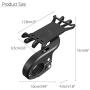 Scooter Handlebar Mount, Bike Phone Bracket, Silicone Bicycle Cell Phone Holder Motocycle Handlebar Cradle Rack Compatible with Iphone Xs, XS, XR, X, 8 Plus, 7 Fit Size 4"-6.5" Smartphone Devices