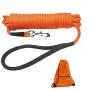 lynxking Check Cord Dog Lead Long Dog Training Leash Tracking Line with Comfortable Handle Heavy Duty Puppy Rope Lead for Small Medium Large Dogs