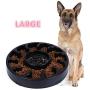 JASGOOD Slow Dog Bowl for Large Dogs,Anti-Gulping Dog Slow Feeder Stop Bloat,Slow Eating Big Pet Bowl