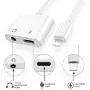 Headphone Adapter for iPhone 11 pro 3.5mm Jack Car Charger AUX Converter Splitter Charge & Audio Adapters Cables 2 in 1 for iPhone 11/11 Pro/8/8Plus/7/7Plus/X/10/Xs/Xs Max Dongle Earphone Adaptor