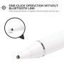 Stylus Pen for Touch Screens, Active Digital Pencil 1.5mm Fine Tip Smart Pen Rechargeable Drawing Stylus Compatible with iPhone iPad Mini/Air Smartphones & Tablets by BAGEYI (White)