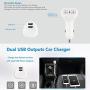 MiLi Car Charger, car air Purifier Fast Charger,Dual USB, Type C, PD 3.0, PD 3.0, Compatible with Phone XS/MAX/XR/X/8/7/6/Plus, Pad Air 2/Mini 3, Note 9/Galaxy S10/S9/S8, Note 10/9/8